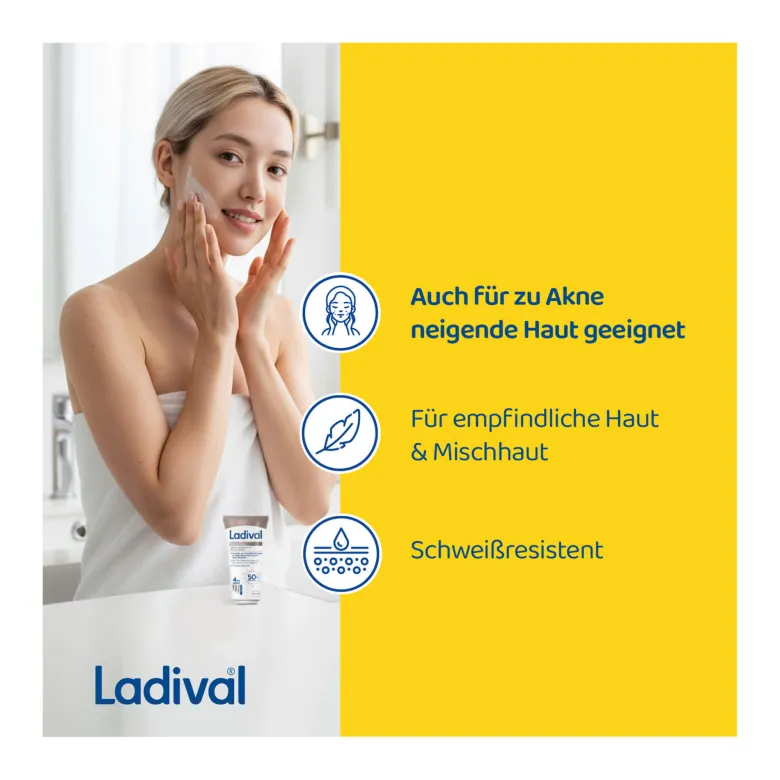 Ladival Antioxidativ Creme Gesicht LSF50+, 50 ml