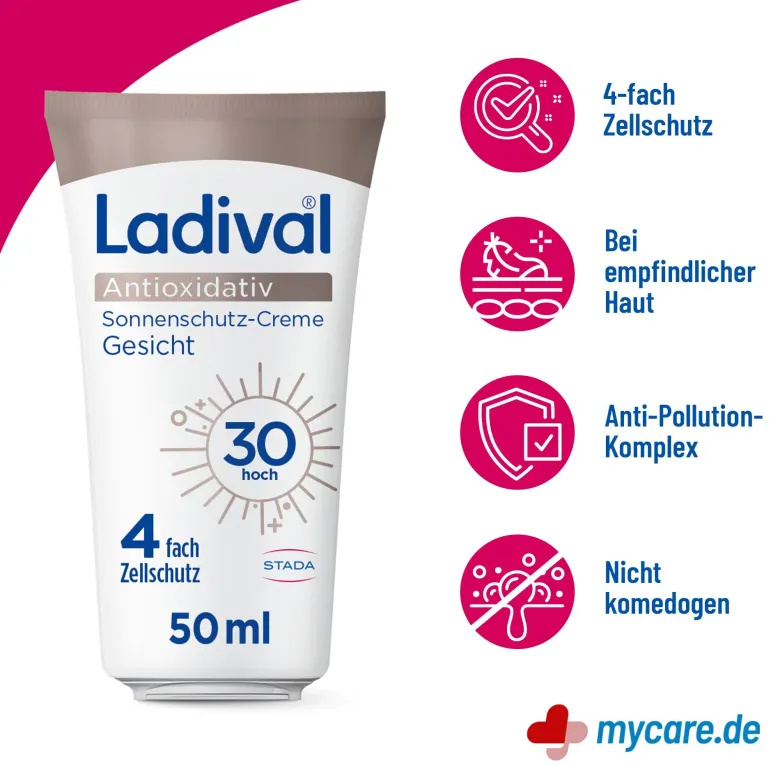 Ladival Antioxidativ Creme Gesicht LSF30, 50 ml