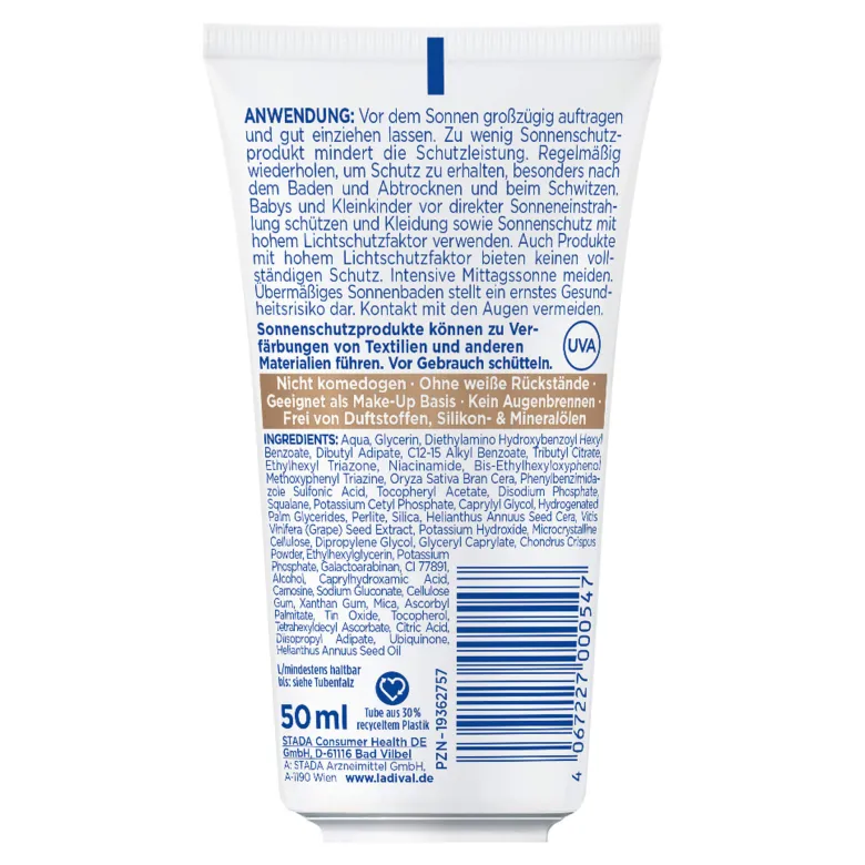 Ladival Anti-Pigmentflecken Creme Gesicht LSF50+, 50 ml