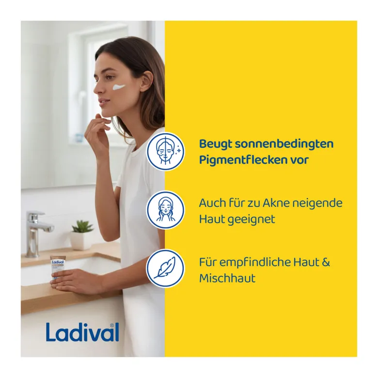 Ladival Anti-Pigmentflecken Creme Gesicht LSF50+, 50 ml