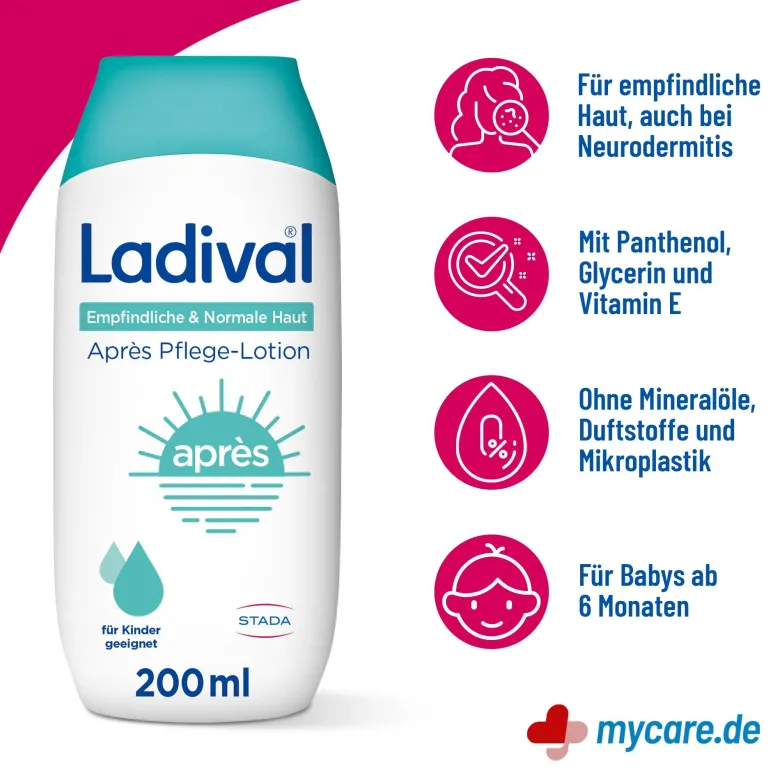 Ladival Empfindliche & Normale Haut Apres Pflege-Lotion, 200 ml