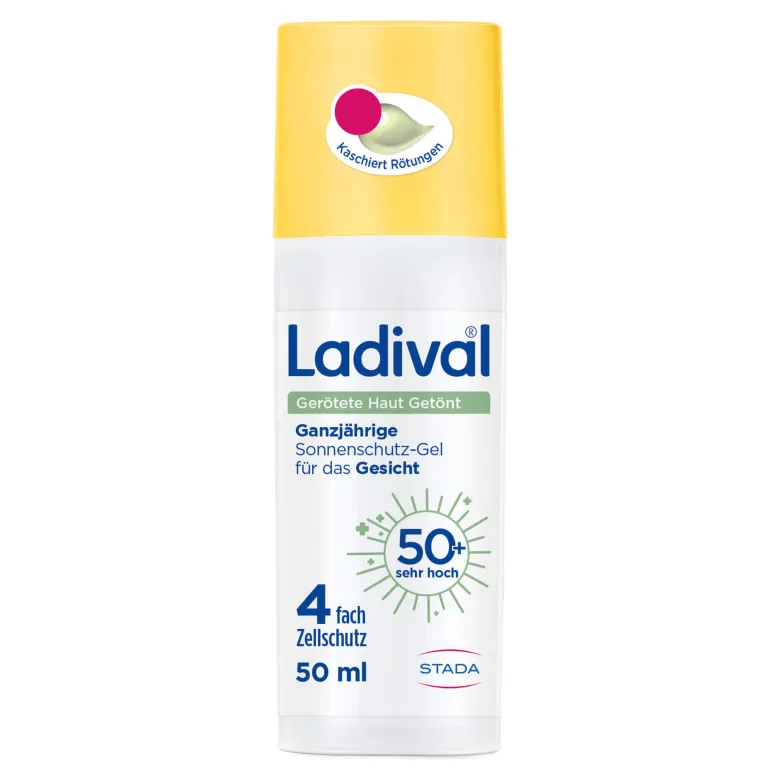 Ladival Gerötete Haut Getönt Sonnenschutz-Gel LSF50+, 50 ml