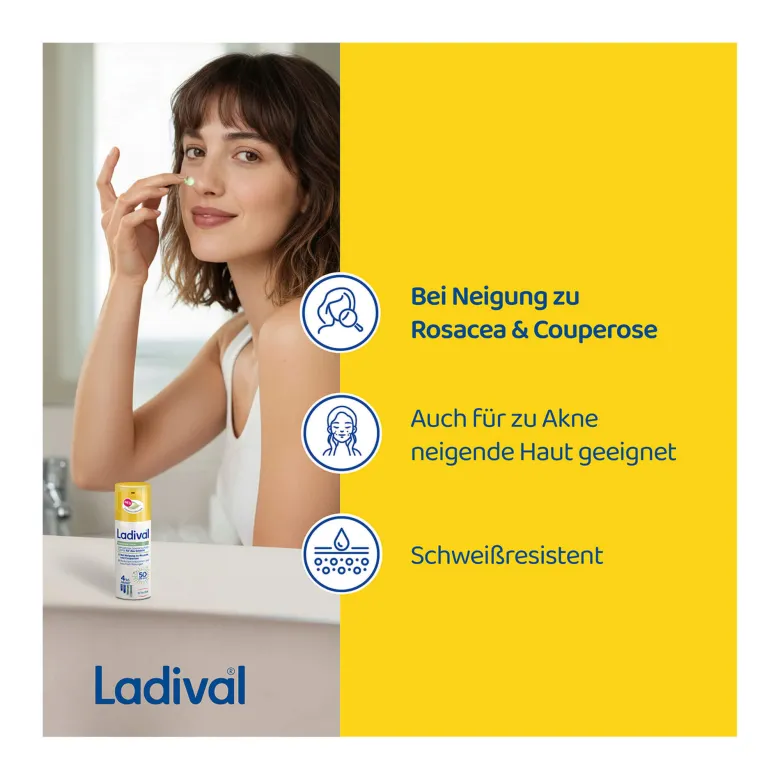 Ladival Gerötete Haut Getönt Sonnenschutz-Gel LSF50+, 50 ml