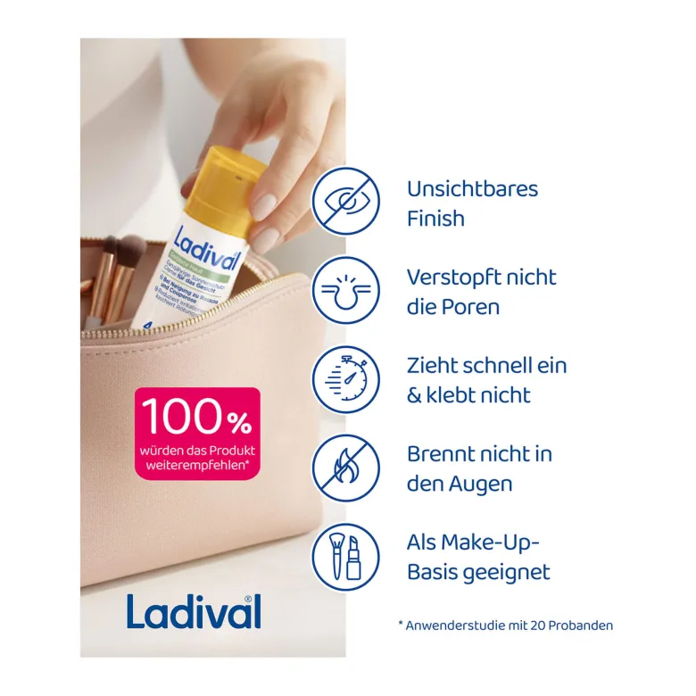 Ladival Gerötete Haut Getönt Sonnenschutz-Gel LSF50+, 50 ml