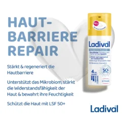 Ladival Hautbarriere Repair Sonnenschutz Creme LSF 50+, 50 ml