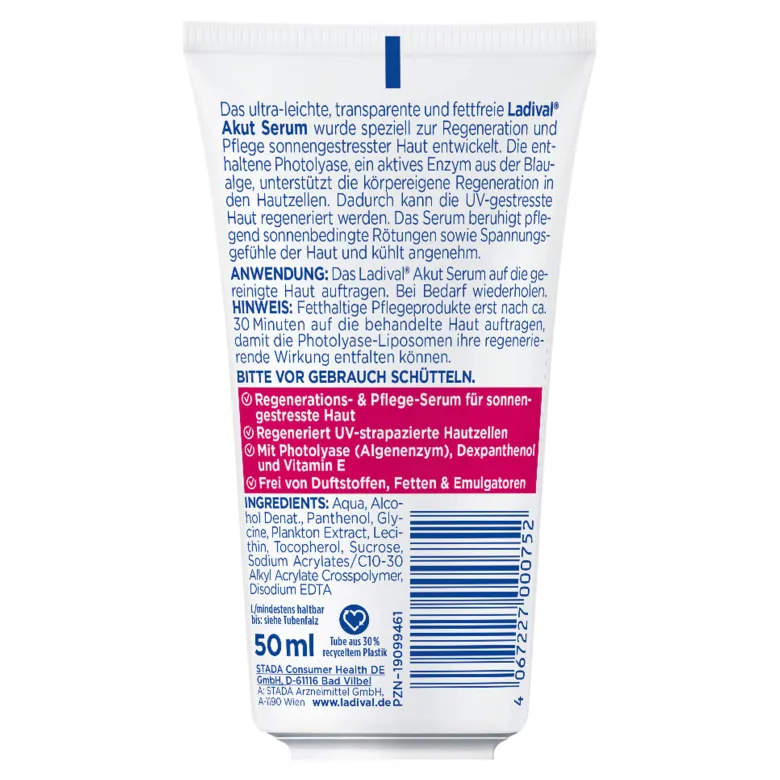 Ladival Sonnengestresste Haut Akut Serum Gesicht, 50 ml