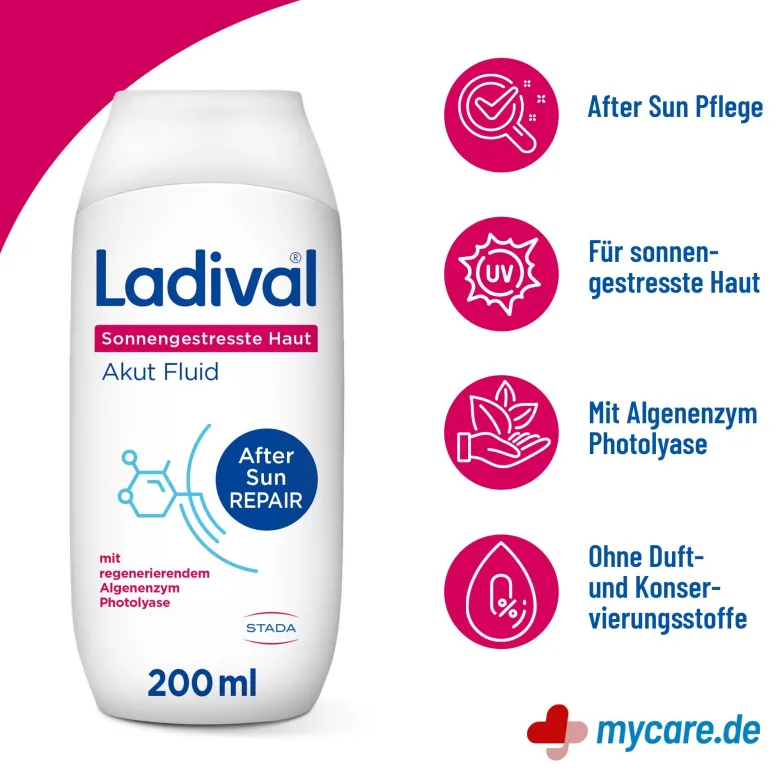 Ladival Sonnengestresste Haut Akut Fluid, 200 ml