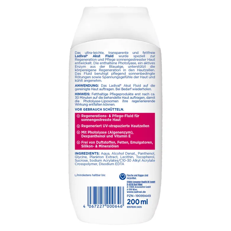 Ladival Sonnengestresste Haut Akut Fluid, 200 ml