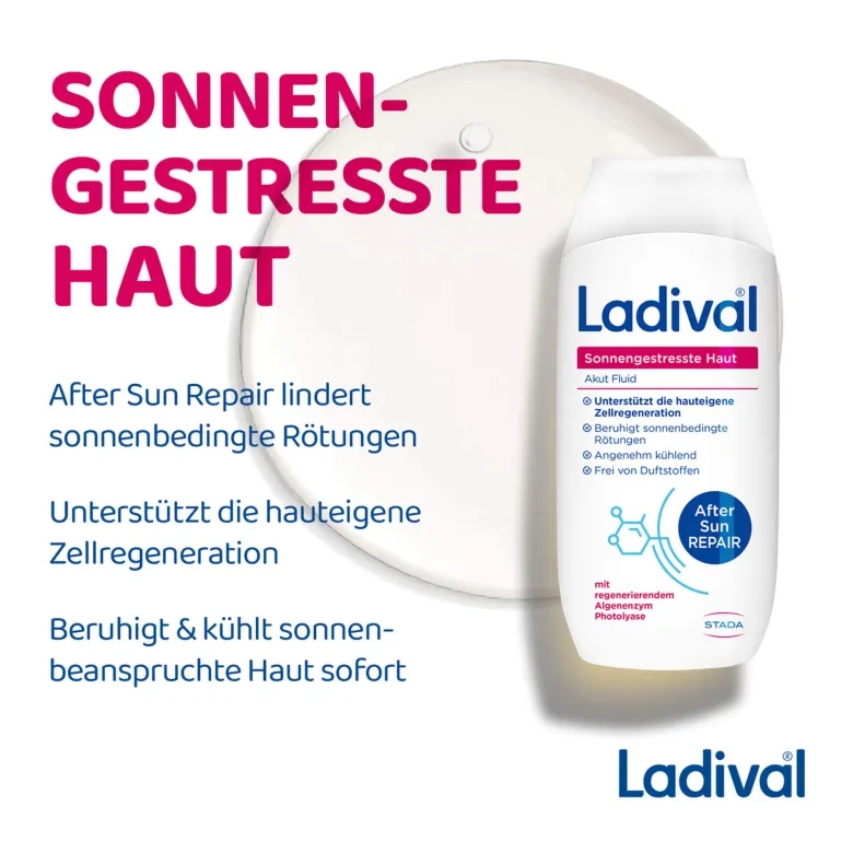 Ladival Sonnengestresste Haut Akut Fluid, 200 ml