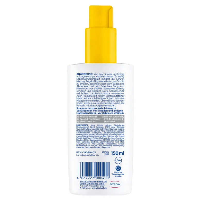 Ladival Trockene Haut Sonnenschutz-Spray LSF 50+, 150 ml