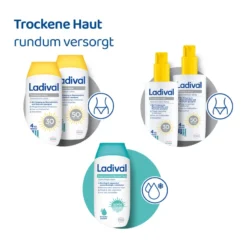 Ladival Trockene Haut Sonnenschutz-Lotion LSF30, 200 ml