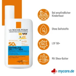 La Roche Posay Anthelios Dermo Kids Sonnenfluid LSF 50+, 50 ml