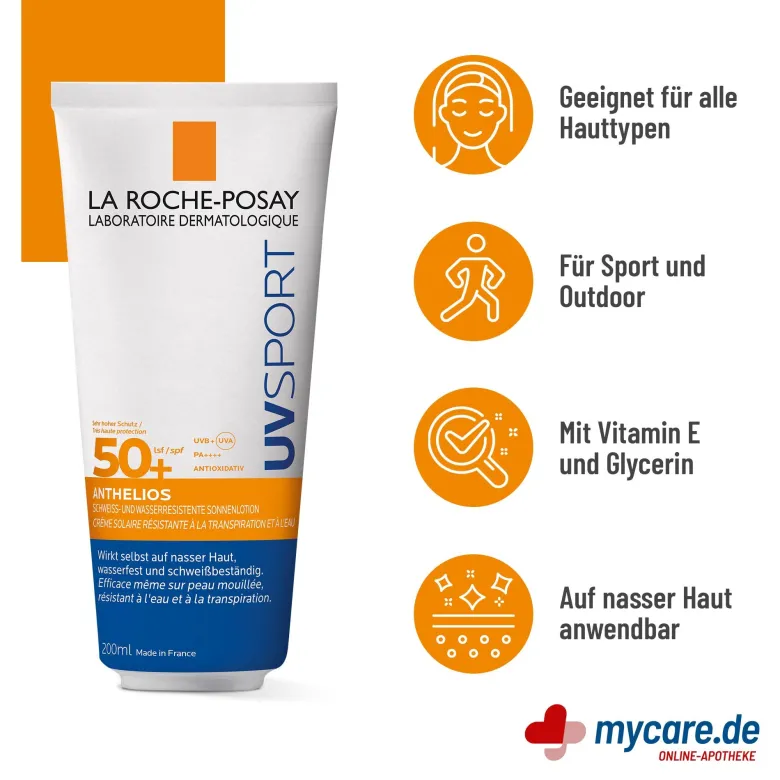 La Roche Posay Anthelios Pro Sport Wet Skin Gel LSF 50+, 200 ml
