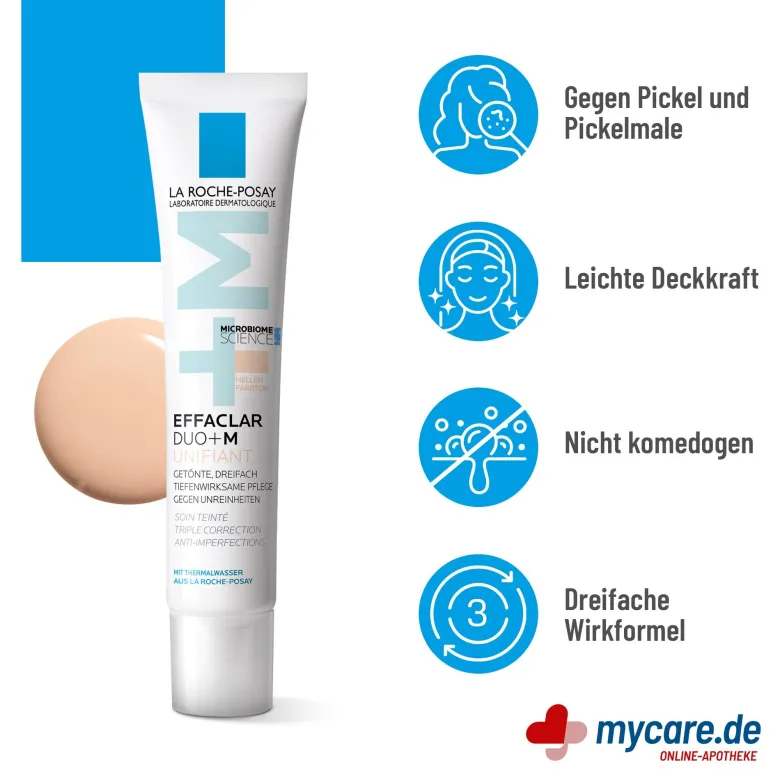 La Roche Posay Effaclar Duo+M Unifiant Creme Hell, 40 ml