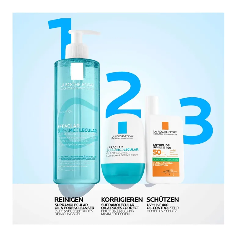 La Roche Posay Effaclar Supramolecular Care Reinigungsgel, 400 ml