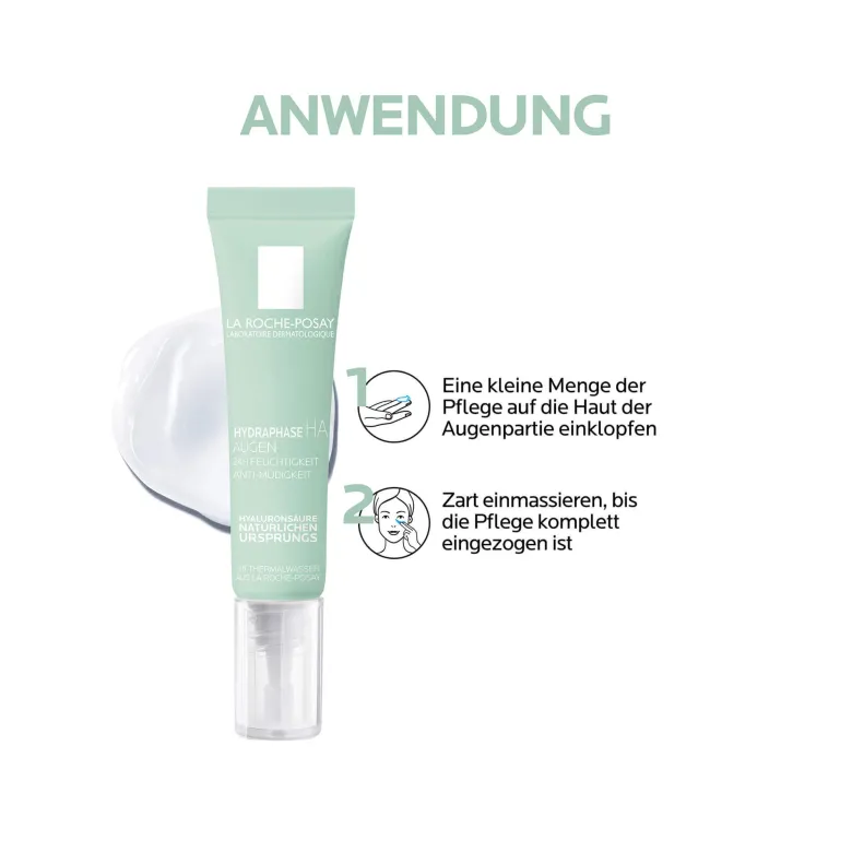 La Roche Posay Hydraphase HA Augen, Gel-Creme, 15 ml