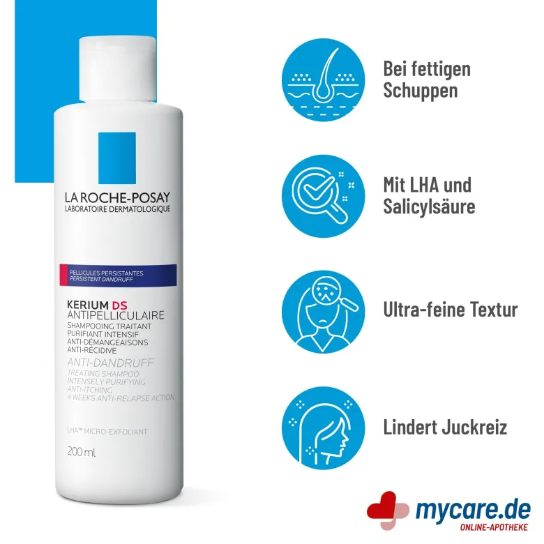 La Roche Posay Kerium intensiv Shampoo, 200 ml