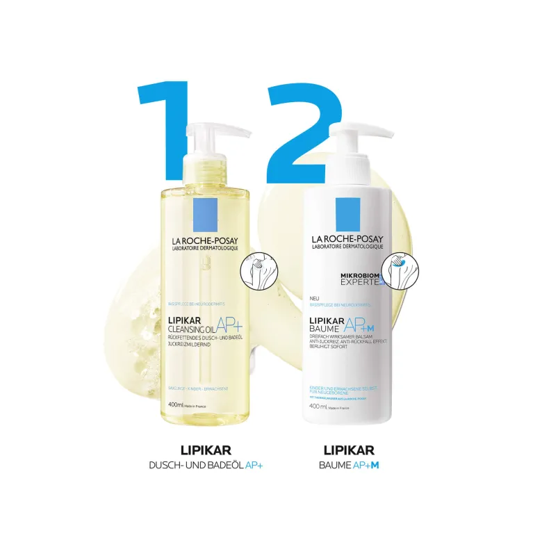 La Roche Posay Lipikar Dusch- und Badeöl AP+, 400 ml