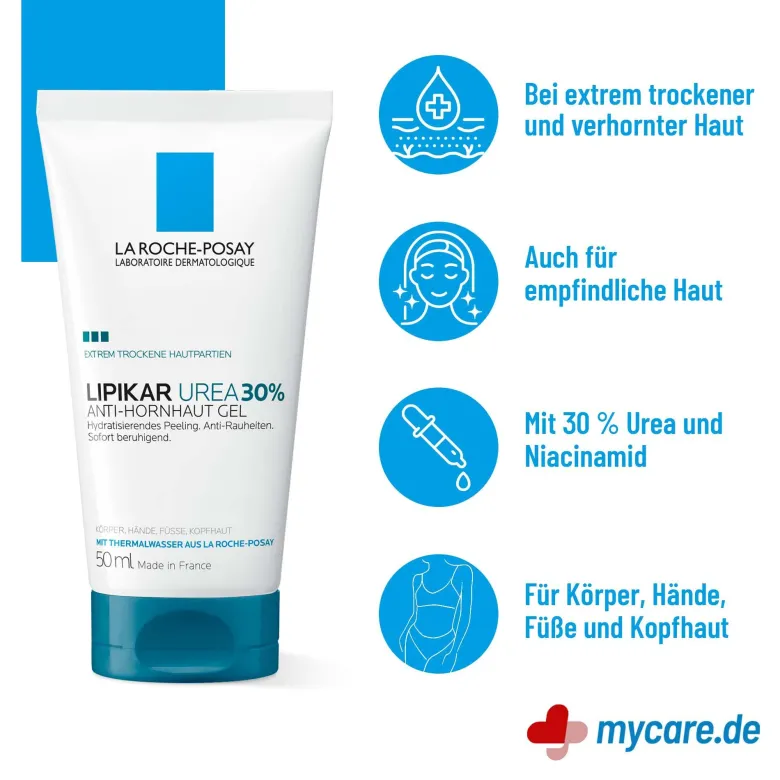 La Roche Posay Lipikar Gel Urea 30 %, 50 ml
