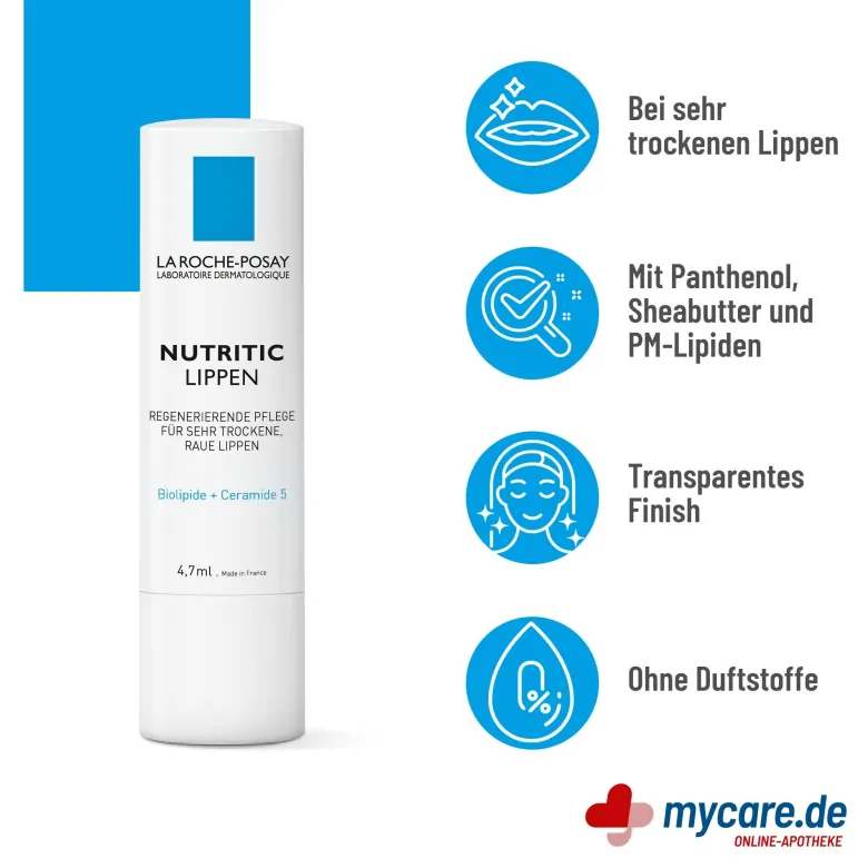 La Roche Posay Nutritic Lippen Lippenpflegestift, 4.7 ml