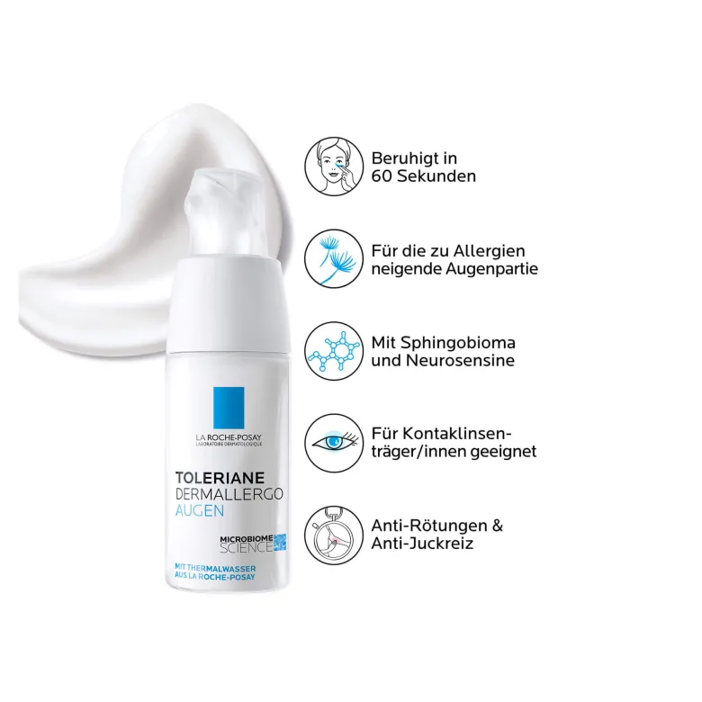 La Roche Posay Toleriane Dermallergo Augen, 20 ml