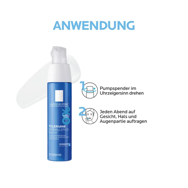 La Roche Posay Toleriane Dermallergo Nachtcreme, 40 ml