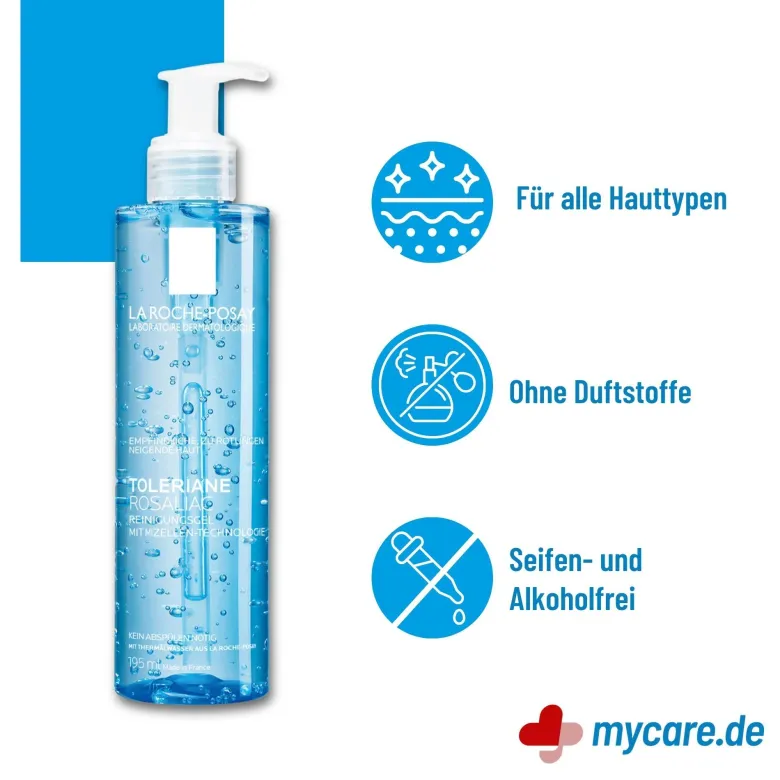La Roche Posay Toleriane Rosaliac Reinigungsgel, 195 ml