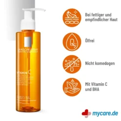 La Roche Posay Vitamin C Klärendes Reinigungsgel, 200 ml
