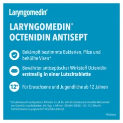 Laryngomedin Octenidin Antisept 2,6 mg Lutschtabletten, 24 St