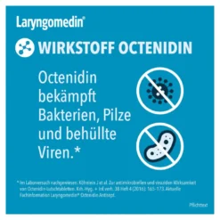 Laryngomedin Octenidin Antisept 2,6 mg Lutschtabletten, 24 St