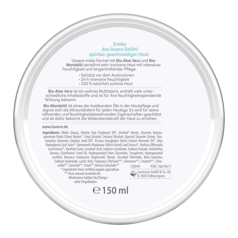 Lavera basis sensitive Creme, 150 ml