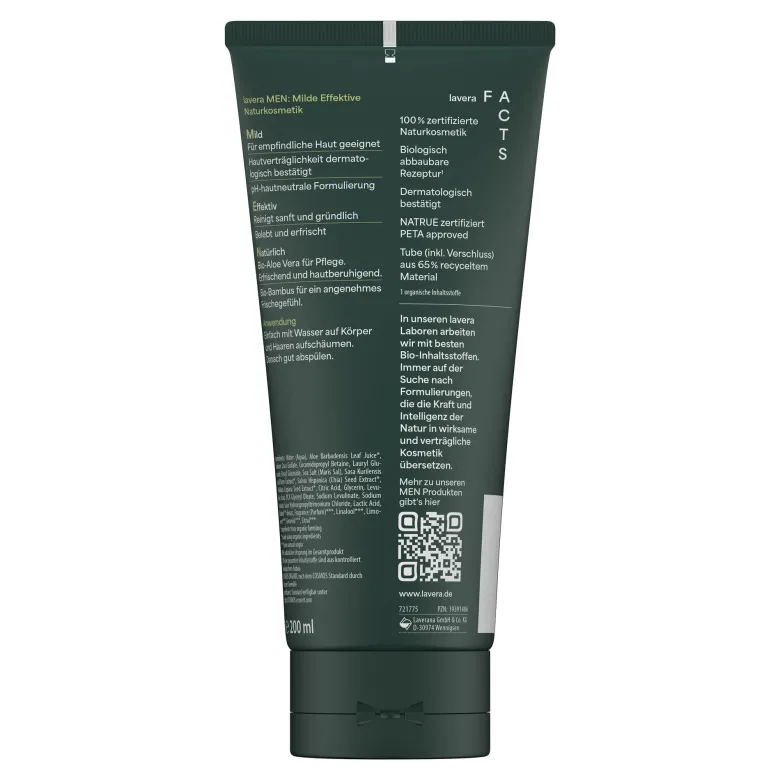 Lavera Men sensitiv 3in1 Duschgel, 200 ml