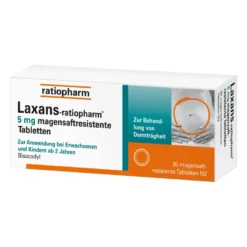 Laxans-ratiopharm 5 mg magensaftresistente Tabletten, 30 St