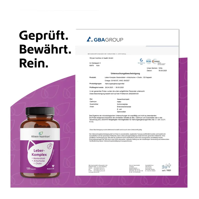 Leber-Komplex+Mariendistel+Artischocke+Cholin Kapseln, 120 St
