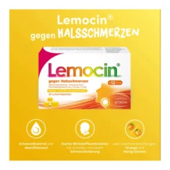 Lemocin gegen Halsschmerzen Honig-Zitrone, 24 St