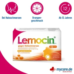 Lemocin gegen Halsschmerzen Orange, 24 St