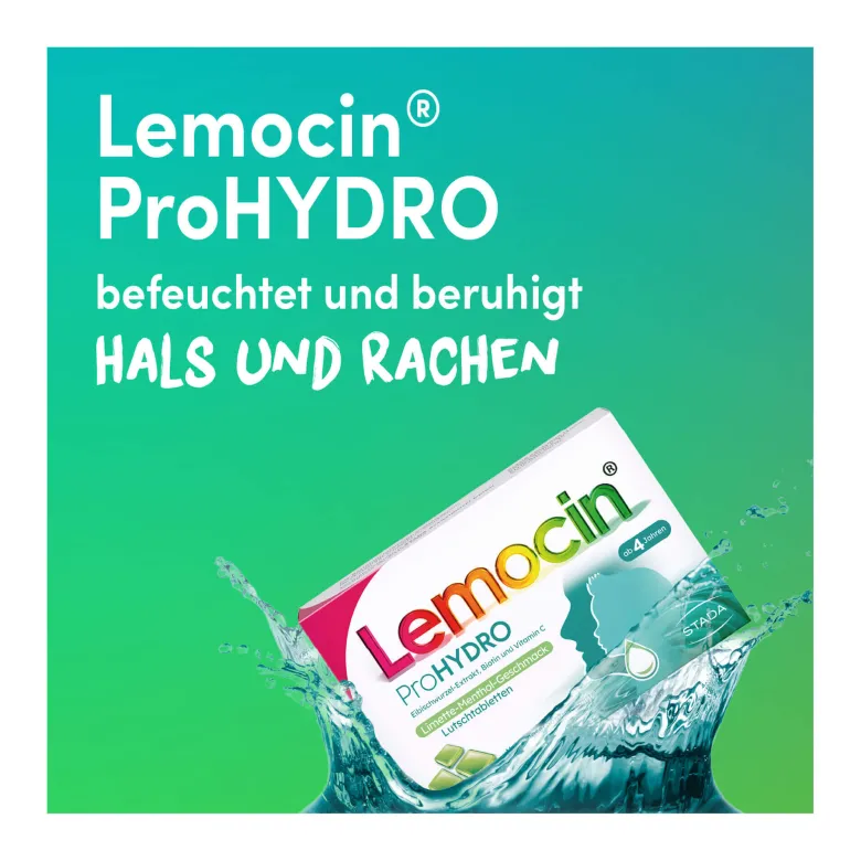Lemocin ProHydro Limette-Menthol Lutschtabletten, 20 St