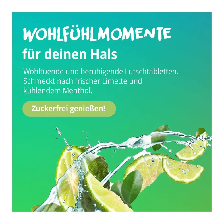 Lemocin ProHydro Limette-Menthol Lutschtabletten, 20 St