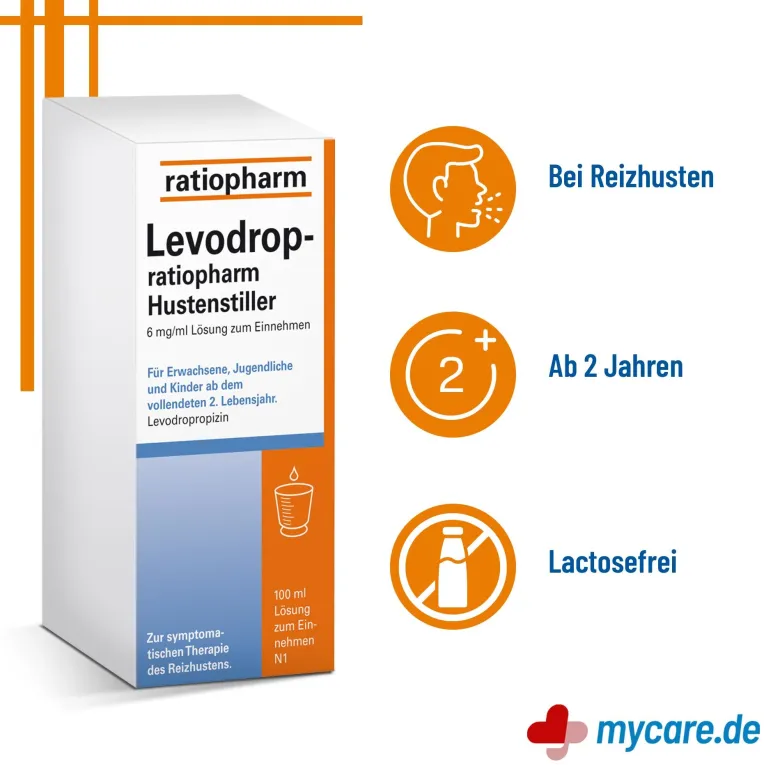 Levodrop-ratiopharm Hustenstiller, 100 ml
