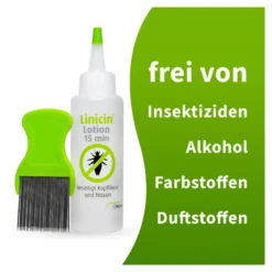 Linicin Lotion 15 Min mit Läusekamm, 100 ml