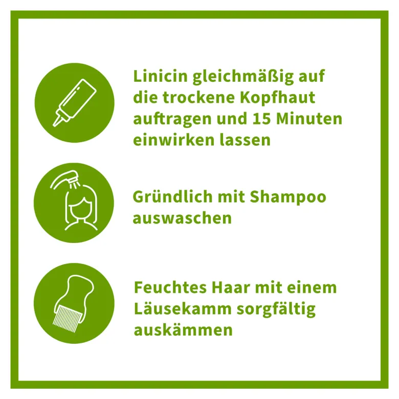 Linicin Lotion 15 Minuten Ohne Läusekamm, 100 ml