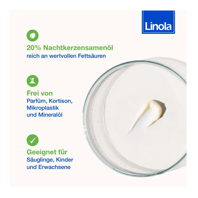 Linola Fett Nachtkerzenöl 20 g/100 g Creme, 100 g