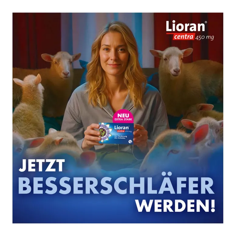 Lioran centra 450 mg bei Ein- und Durchschlafstörungen, 20 St