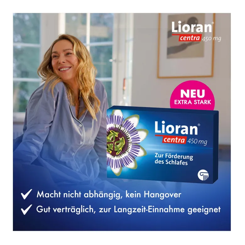 Lioran centra 450 mg bei Ein- und Durchschlafstörungen, 20 St