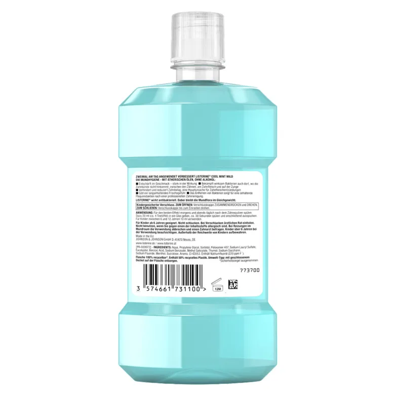 Listerine Mundspülung Cool Mint Mild, 500 ml