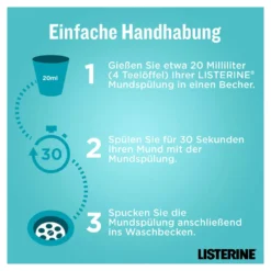 Listerine Mundspülung Cool Mint Mild, 500 ml