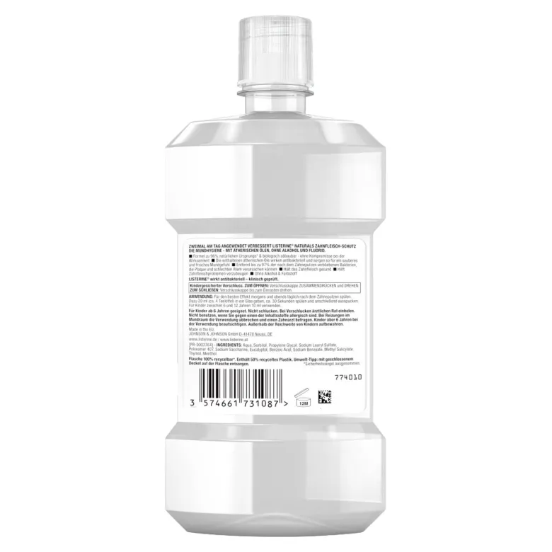 Listerine Mundspülung Naturals Zahnfleisch-Schutz, 500 ml