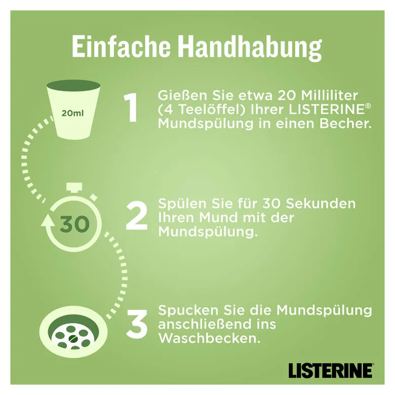 Listerine Mundspülung Naturals Zahnfleisch-Schutz, 500 ml