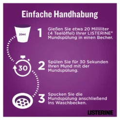 Listerine Mundspülung Total Care Zahn-Schutz, 500 ml