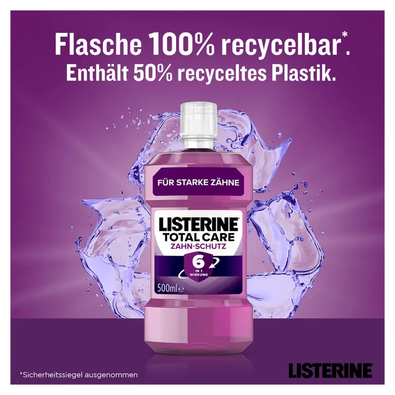 Listerine Mundspülung Total Care Zahn-Schutz, 500 ml